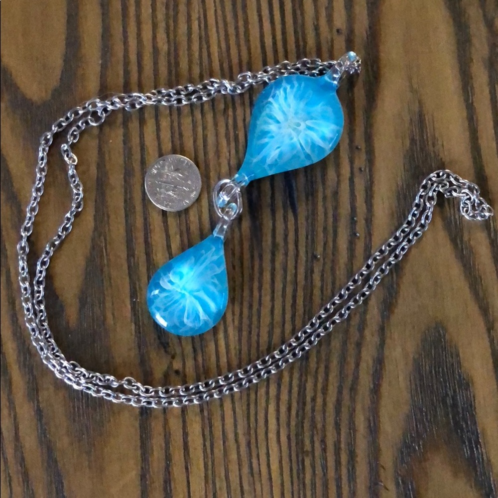 Glass blown necklace